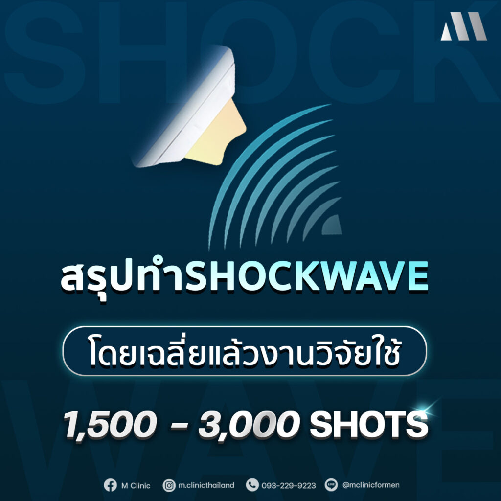 #shockwave #สุขภาพเพศชาย #mclinic #clinicformenbangkok #รีวิวMClinic